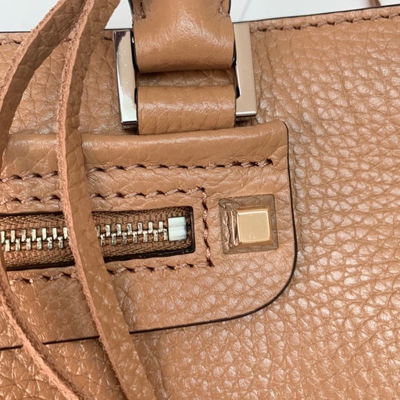 LAST | regan pebbled leather satchel tote | - Picture 13 of 15